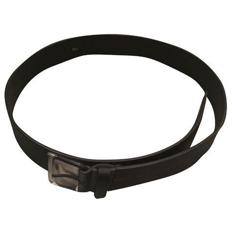 ceinture dior homme noir|Ceintures et gants en cuir pour homme .